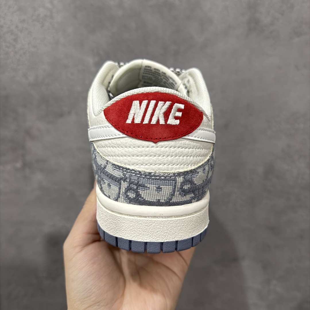 【纯原】Nike SB Dunk Low“迪奥灰花纹” 周年高端定制 低帮休闲板鞋 定制鞋盒 大厂纯原品