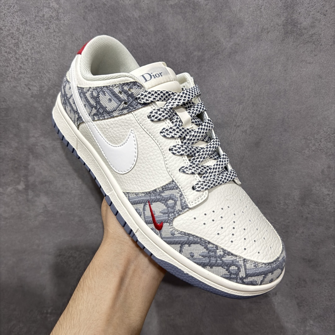 【纯原】Nike SB Dunk Low“迪奥灰花纹” 周年高端定制 低帮休闲板鞋 定制鞋盒 大厂纯原品