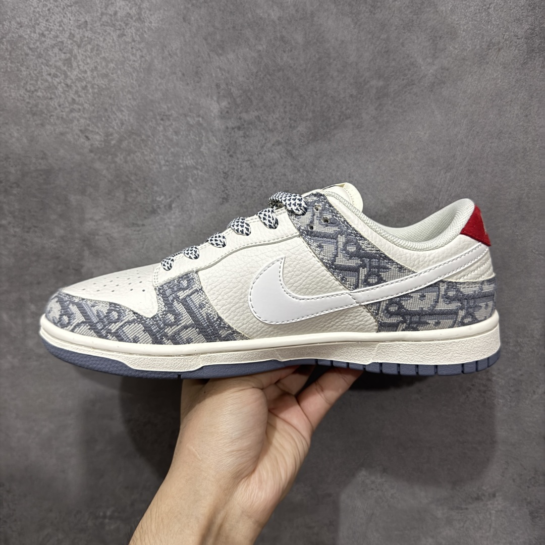 【纯原】Nike SB Dunk Low“迪奥灰花纹” 周年高端定制 低帮休闲板鞋 定制鞋盒 大厂纯原品