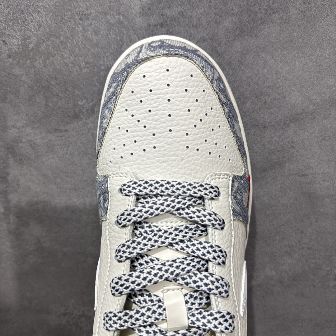 【纯原】Nike SB Dunk Low“迪奥灰花纹” 周年高端定制 低帮休闲板鞋 定制鞋盒 大厂纯原品