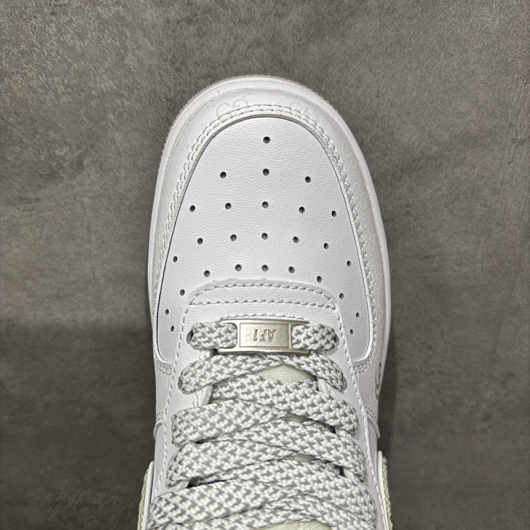 图片[5]-【定制版】Nike Air Force 1\’07 Low 古驰联名 米灰牛仔夜光 空军一号低帮休闲板鞋  #原楦头原纸板 原装鞋盒 定制五金配件 内置全掌气垫 原厂鞋底 货号：XX3168-197  尺码：36 36.5 37.5 38 38.5 39 40 40.5 41 42 42.5 43 44 44.5 45-选品中心