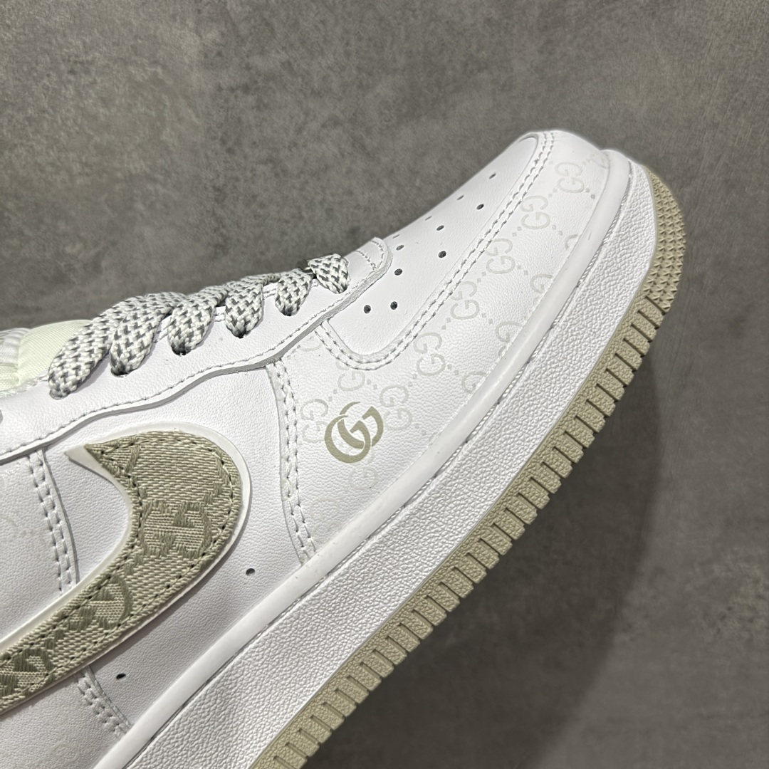 图片[6]-【定制版】Nike Air Force 1\’07 Low 古驰联名 米灰牛仔夜光 空军一号低帮休闲板鞋  #原楦头原纸板 原装鞋盒 定制五金配件 内置全掌气垫 原厂鞋底 货号：XX3168-197  尺码：36 36.5 37.5 38 38.5 39 40 40.5 41 42 42.5 43 44 44.5 45-选品中心