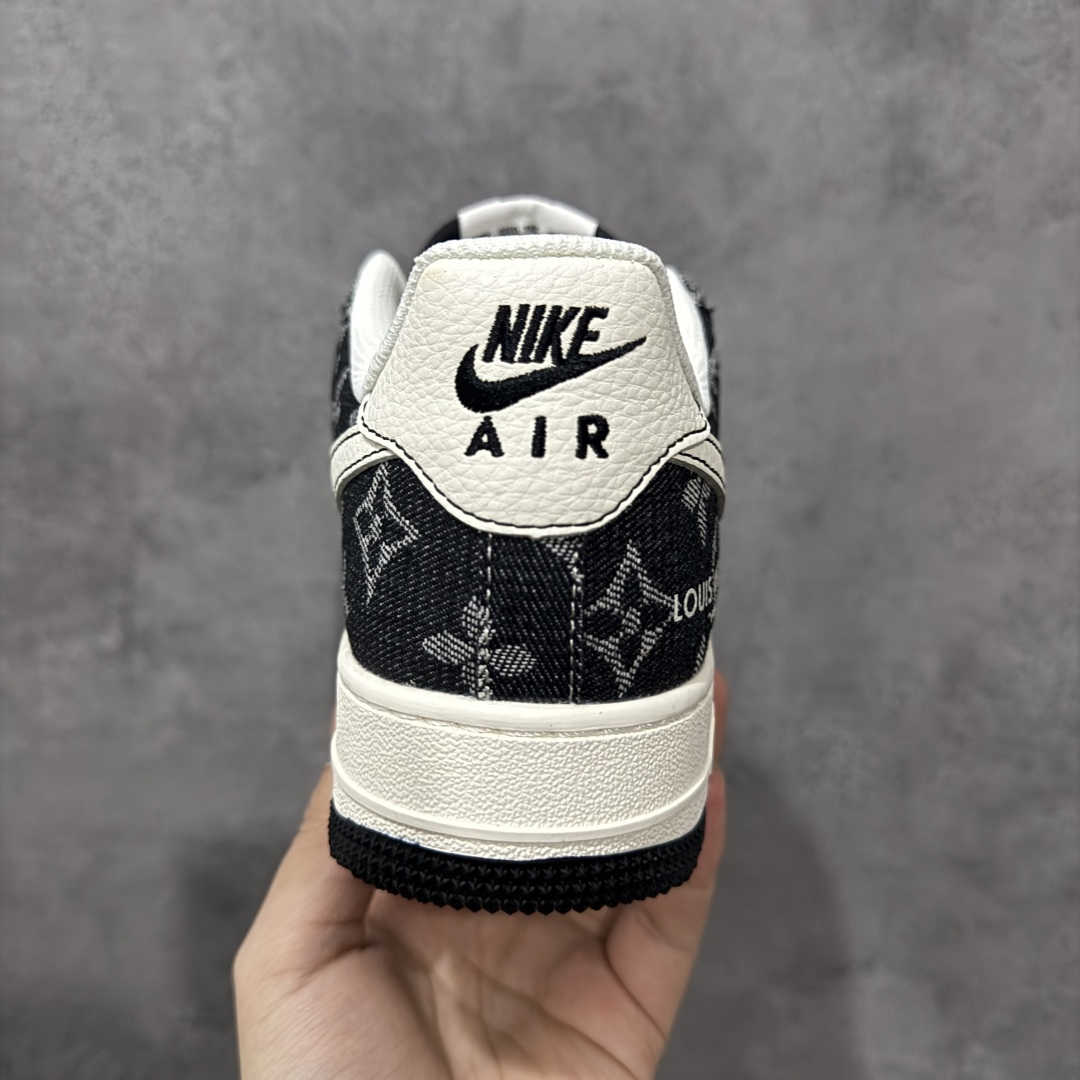 图片[4]-【定制版】Nike Air Force 1\’07 Low LV联名 牛仔米黑缝线 空军一号低帮休闲板鞋  #原楦头原纸板 原装鞋盒 定制五金配件 内置全掌气垫 原厂鞋底 货号：MZ9588-815  尺码：36 36.5 37.5 38 38.5 39 40 40.5 41 42 42.5 43 44 44.5 45-选品中心