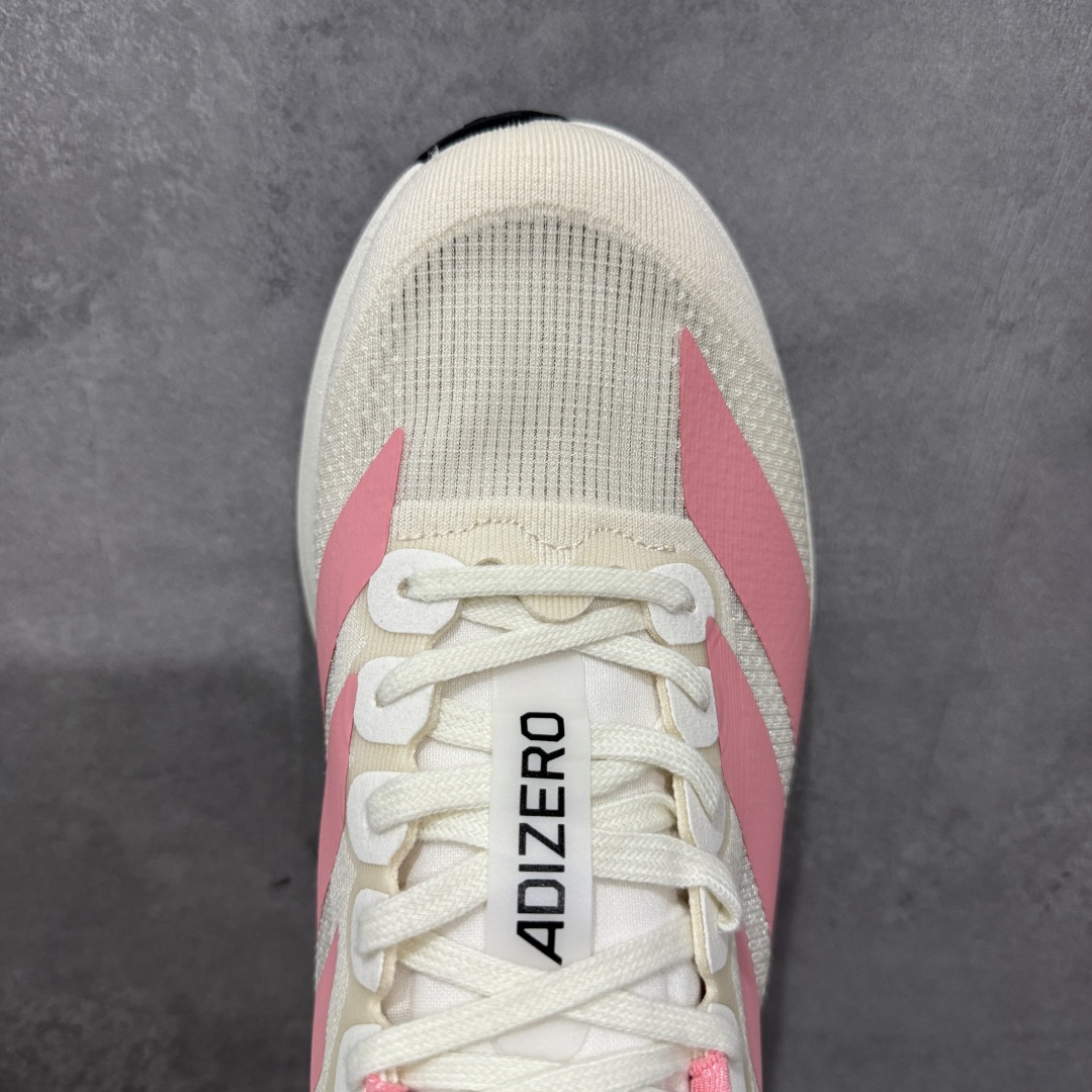 图片[5]-【公司级】Ad Adizero Evo SL 轻盈跑鞋 耐磨减震专业跑步鞋 冲向目标，一路向前，不断挑战和突破自我 无论是平时训练还是马拉松，让这款adidas跑步鞋伴你畅快开跑 兼具舒适性和结构感，搭载Lightstrike科技，为步伐注入活力 货号：JS4459 尺码：36 36.5 37 38 38.5 39 40 40.5 41 42 42.5 43 44 44.5 45 编码：FSB220230-选品中心