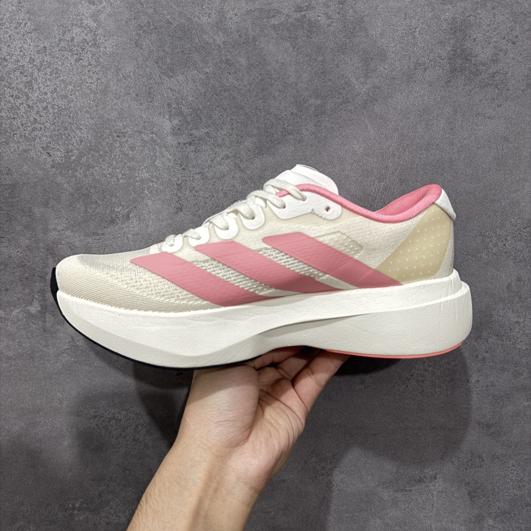 图片[2]-【公司级】Ad Adizero Evo SL 轻盈跑鞋 耐磨减震专业跑步鞋 冲向目标，一路向前，不断挑战和突破自我 无论是平时训练还是马拉松，让这款adidas跑步鞋伴你畅快开跑 兼具舒适性和结构感，搭载Lightstrike科技，为步伐注入活力 货号：JS4459 尺码：36 36.5 37 38 38.5 39 40 40.5 41 42 42.5 43 44 44.5 45 编码：FSB220230-选品中心