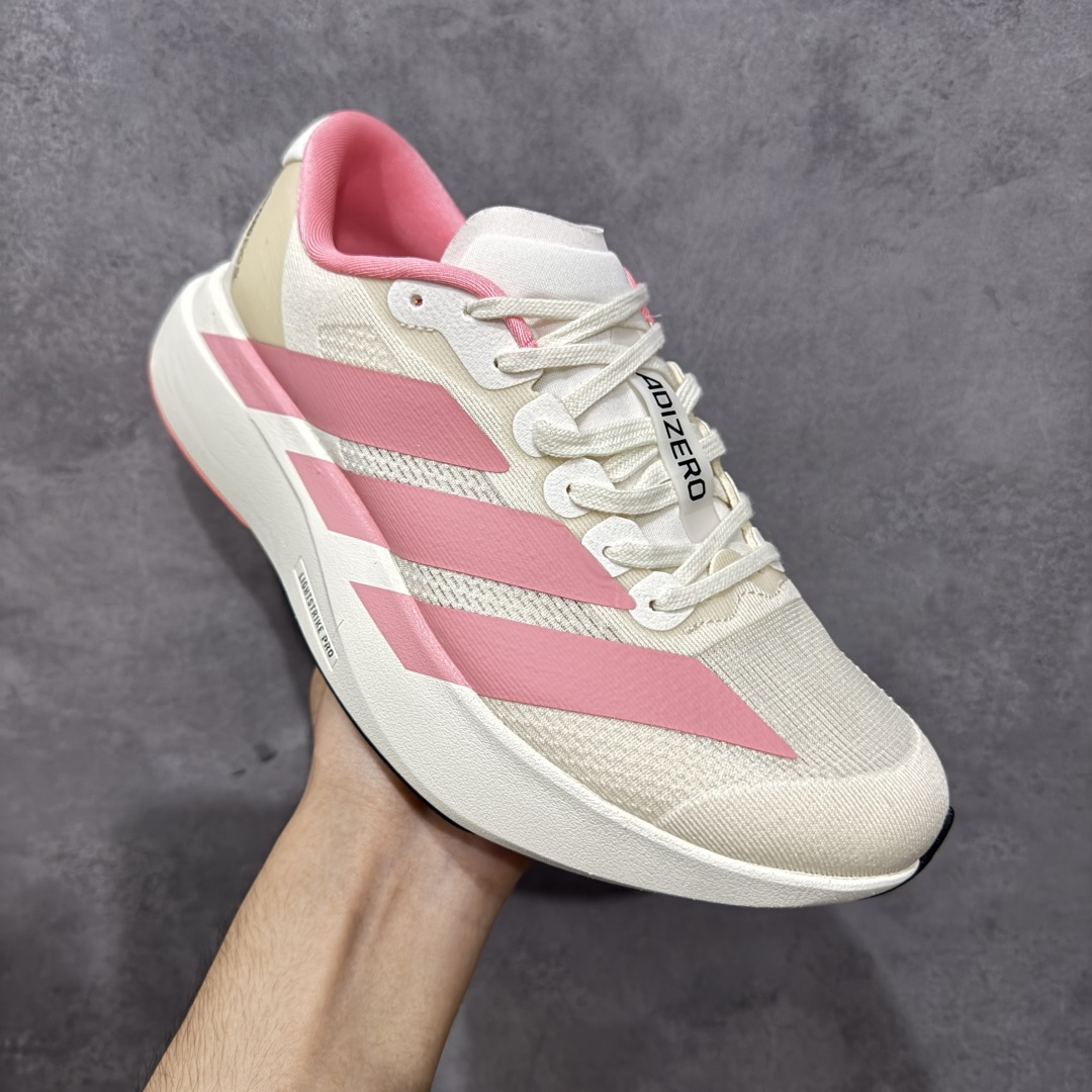 图片[3]-【公司级】Ad Adizero Evo SL 轻盈跑鞋 耐磨减震专业跑步鞋 冲向目标，一路向前，不断挑战和突破自我 无论是平时训练还是马拉松，让这款adidas跑步鞋伴你畅快开跑 兼具舒适性和结构感，搭载Lightstrike科技，为步伐注入活力 货号：JS4459 尺码：36 36.5 37 38 38.5 39 40 40.5 41 42 42.5 43 44 44.5 45 编码：FSB220230-选品中心