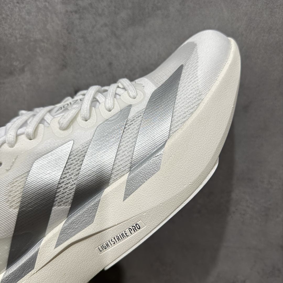 图片[6]-【公司级】Ad Adizero Evo SL 轻盈跑鞋 耐磨减震专业跑步鞋 冲向目标，一路向前，不断挑战和突破自我 无论是平时训练还是马拉松，让这款adidas跑步鞋伴你畅快开跑 兼具舒适性和结构感，搭载Lightstrike科技，为步伐注入活力 货号：JR6207 尺码：36 36.5 37 38 38.5 39 40 40.5 41 42 42.5 43 44 44.5 45 46 编码：FSB220230-选品中心