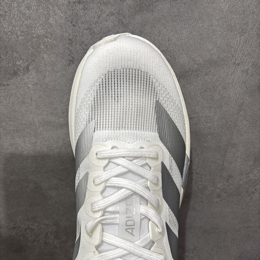 图片[5]-【公司级】Ad Adizero Evo SL 轻盈跑鞋 耐磨减震专业跑步鞋 冲向目标，一路向前，不断挑战和突破自我 无论是平时训练还是马拉松，让这款adidas跑步鞋伴你畅快开跑 兼具舒适性和结构感，搭载Lightstrike科技，为步伐注入活力 货号：JR6207 尺码：36 36.5 37 38 38.5 39 40 40.5 41 42 42.5 43 44 44.5 45 46 编码：FSB220230-选品中心