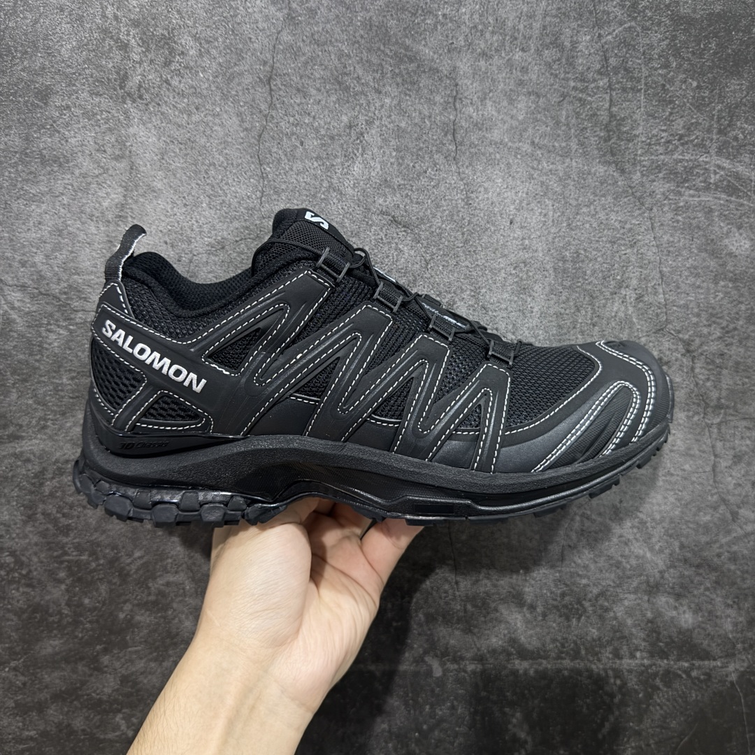 【S版纯原】SALOMON XA Pro 3D ADV 萨洛蒙潮流越野机能户外功能鞋 全新版本出货 性价比拉满 品质 细节 材料都是肉眼可以见! 售前售后也是其它工厂无法匹敌! 纯原外贸平台特供订单 耗时半年巨作 全套原纸板楦头开发 原厂特供网布配套加持 确保原汁原味 完美呈现版型 原档数据独家私模五层组合大底 男女鞋同步官方 原装Ortholite轻量化鞋垫 中底布带钢印编号 原厂TPU锁扣 进口港宝加持 后跟自然饱满 还原公司包裹性 鞋面采用SENSIFT贴合技术 全方位贴合包裹脚型 鞋跟部鞋底牵引设计 提供强大的抓地性能 更适应野外崎岖不平的道路 其3D ADVANCED CHASSIS底盘 材料轻量大化 钉齿设计更具稳定性 防护性 鞋底易磨损区运用CONTAGRIP高耐磨材料 应对城市硬质路面长距离跑考验 尺码:36 36.5 37.5 38 38.5 39 40 40.5 41 42 42.5 43 44 44.5 45-选品中心