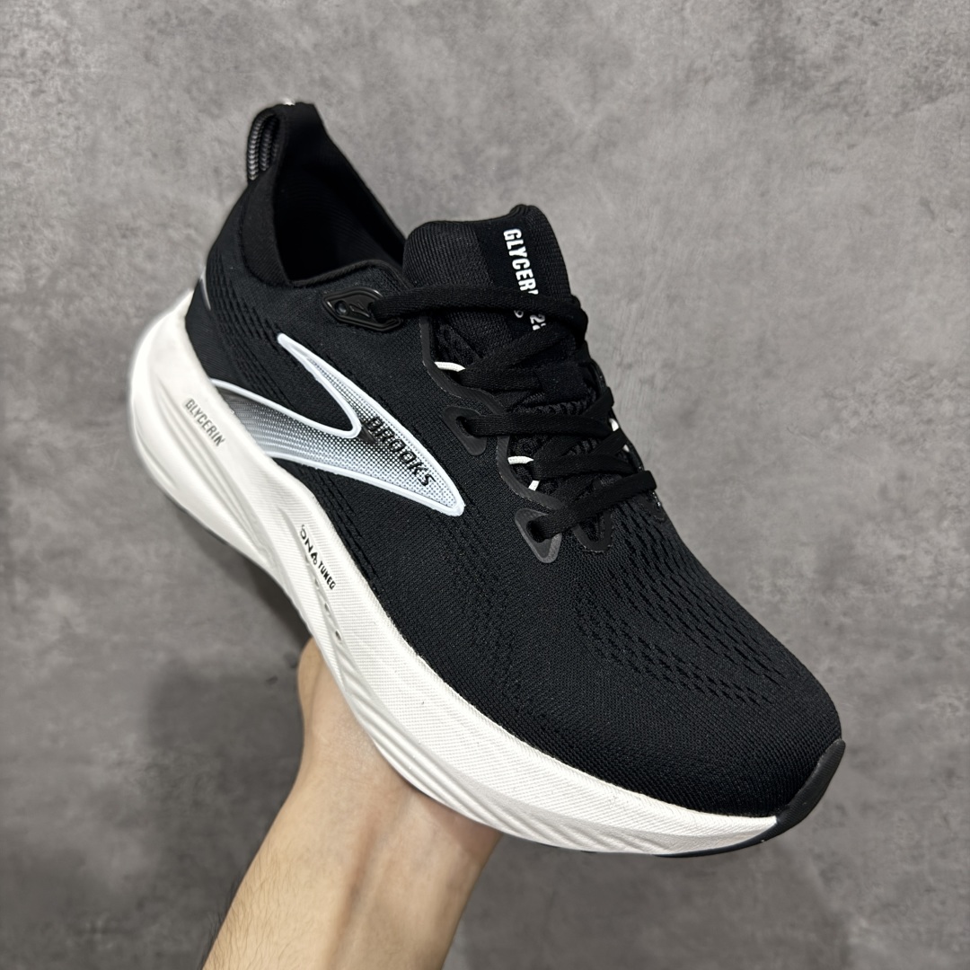 图片[3]-【公司级】布鲁克斯 Glycerin 22系列 Brooks布鲁克斯 Glycerin 22 舒适百搭减震耐磨低帮 长跑马拉松跑步鞋 货号：110445-1D-090 尺码：36-45带半码 编码：LNHB240250-选品中心