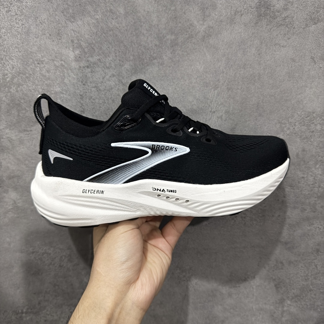 【公司级】布鲁克斯 Glycerin 22系列 Brooks布鲁克斯 Glycerin 22 舒适百搭减震耐磨低帮 长跑马拉松跑步鞋 货号:110445-1D-090 尺码:36-45带半码 编码:LNHB240250-选品中心