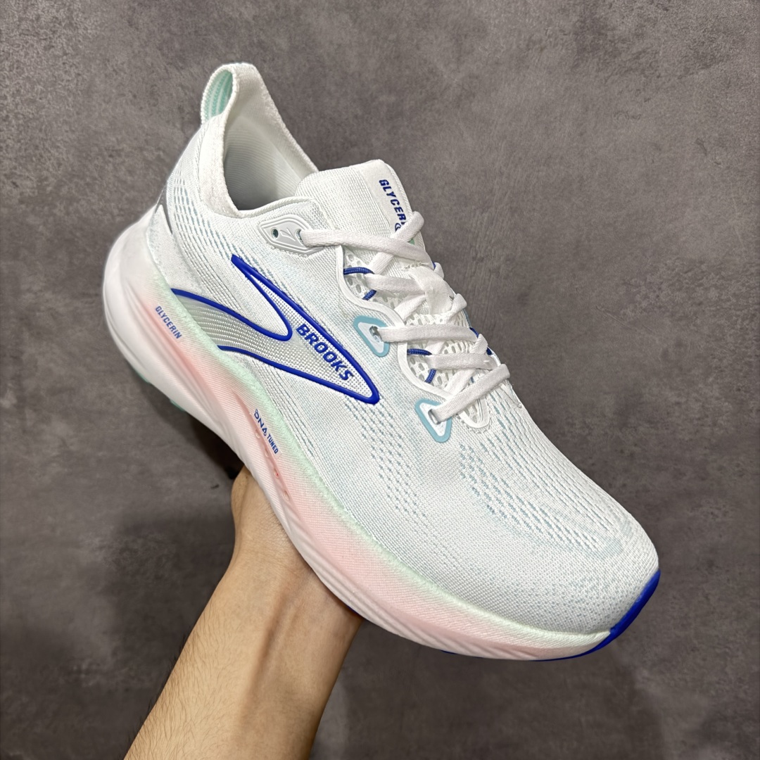 图片[3]-【公司级】布鲁克斯 Glycerin 22系列 Brooks布鲁克斯 Glycerin 22 舒适百搭减震耐磨低帮 长跑马拉松跑步鞋 货号：120434-1B-110 尺码：36-45带半码 编码：LNHB240250-选品中心