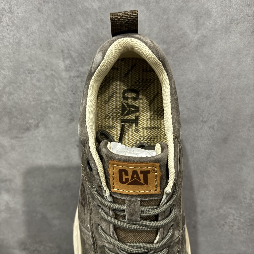 图片[8]-【公司级】CAT/卡特 硬汉推土机品牌 Tramp Hike Low 户外休闲低帮男鞋 广东中山代工厂原产楦型 台产耐磨麂皮材质# 手工缝线固特异缝制工艺# 轻量柔韧橡胶防滑大底# 正确原盒包装吊牌# 完全还原ZP工艺❗徒步旅行者百搭休闲旅游休闲鞋 全套官网统一包装 今年冬季防寒户外专用 日常随意搭配 型男必备 尺码：39 40 41 42 43 44-选品中心