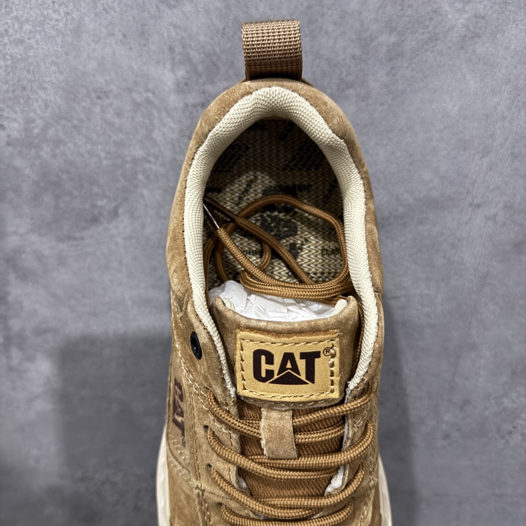 图片[8]-【公司级】CAT/卡特 硬汉推土机品牌 Tramp Hike Low 户外休闲低帮男鞋 广东中山代工厂原产楦型 台产耐磨麂皮材质# 手工缝线固特异缝制工艺# 轻量柔韧橡胶防滑大底# 正确原盒包装吊牌# 完全还原ZP工艺❗徒步旅行者百搭休闲旅游休闲鞋 全套官网统一包装 今年冬季防寒户外专用 日常随意搭配 型男必备 尺码：39 40 41 42 43 44-选品中心