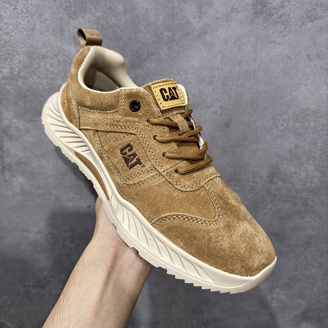 图片[3]-【公司级】CAT/卡特 硬汉推土机品牌 Tramp Hike Low 户外休闲低帮男鞋 广东中山代工厂原产楦型 台产耐磨麂皮材质# 手工缝线固特异缝制工艺# 轻量柔韧橡胶防滑大底# 正确原盒包装吊牌# 完全还原ZP工艺❗徒步旅行者百搭休闲旅游休闲鞋 全套官网统一包装 今年冬季防寒户外专用 日常随意搭配 型男必备 尺码：39 40 41 42 43 44-选品中心