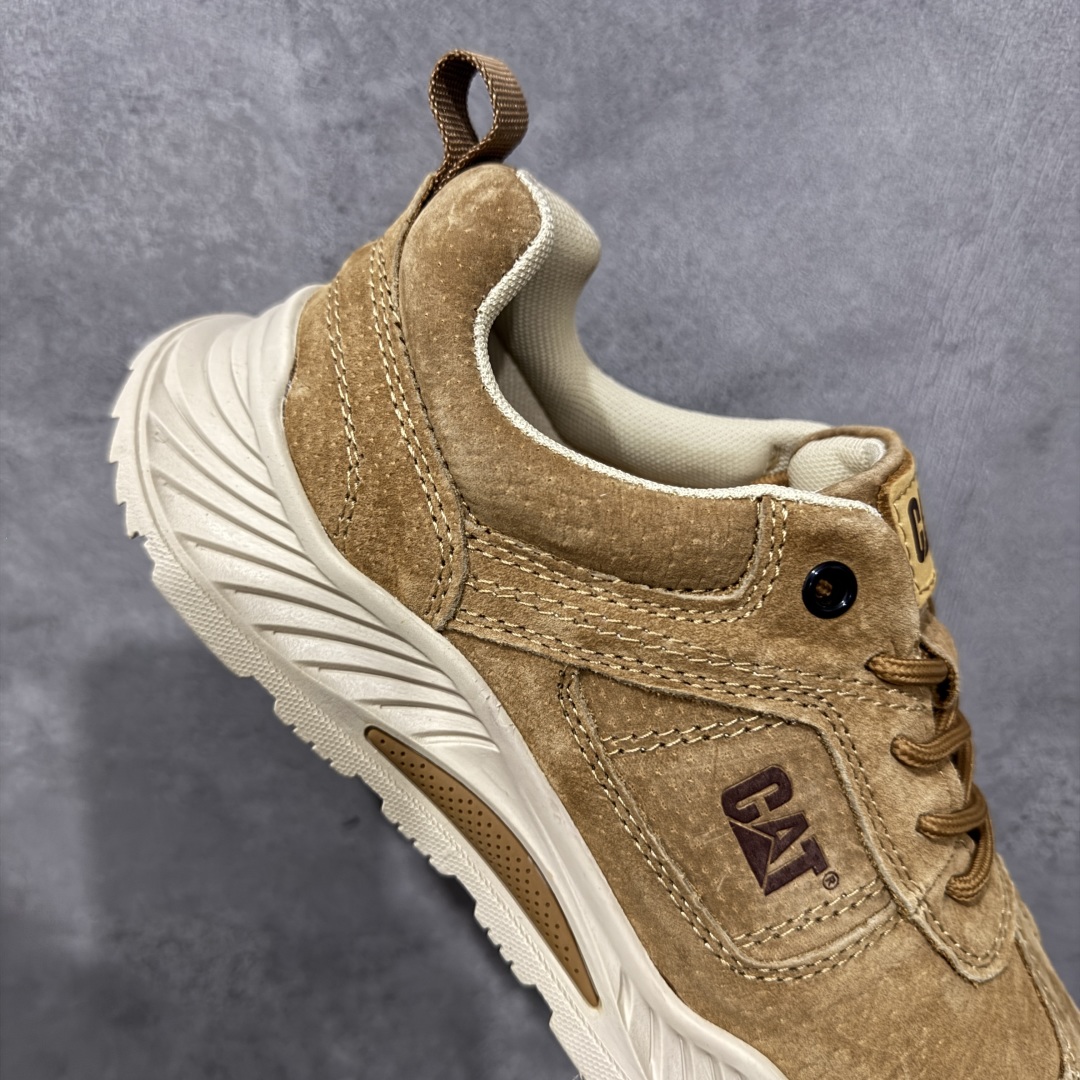 图片[7]-【公司级】CAT/卡特 硬汉推土机品牌 Tramp Hike Low 户外休闲低帮男鞋 广东中山代工厂原产楦型 台产耐磨麂皮材质# 手工缝线固特异缝制工艺# 轻量柔韧橡胶防滑大底# 正确原盒包装吊牌# 完全还原ZP工艺❗徒步旅行者百搭休闲旅游休闲鞋 全套官网统一包装 今年冬季防寒户外专用 日常随意搭配 型男必备 尺码：39 40 41 42 43 44-选品中心