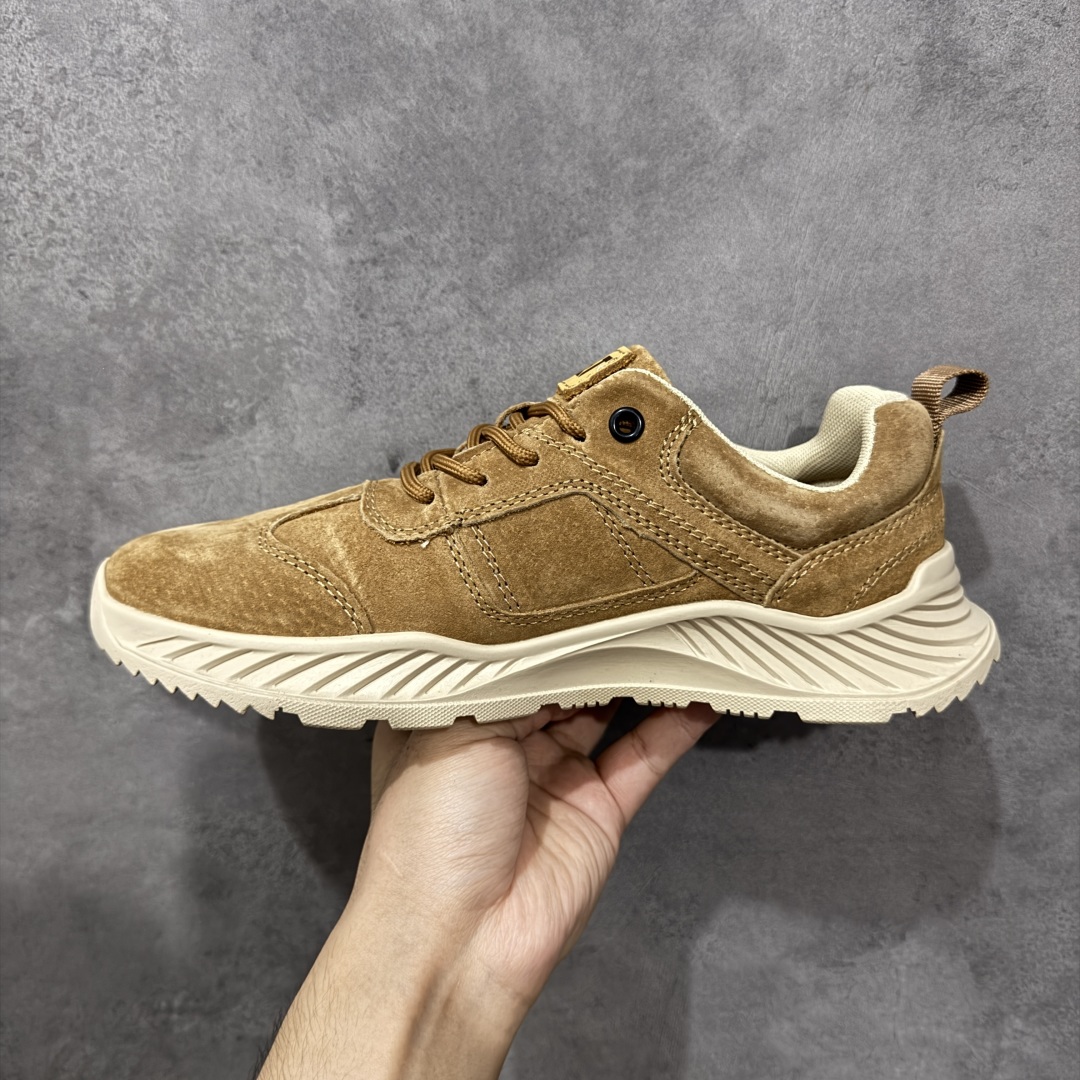 图片[2]-【公司级】CAT/卡特 硬汉推土机品牌 Tramp Hike Low 户外休闲低帮男鞋 广东中山代工厂原产楦型 台产耐磨麂皮材质# 手工缝线固特异缝制工艺# 轻量柔韧橡胶防滑大底# 正确原盒包装吊牌# 完全还原ZP工艺❗徒步旅行者百搭休闲旅游休闲鞋 全套官网统一包装 今年冬季防寒户外专用 日常随意搭配 型男必备 尺码：39 40 41 42 43 44-选品中心