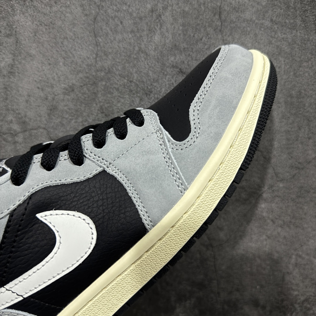 【DT纯原】Air Jordan Low AJ1 乔1灰黑白 低帮文化休闲运动板鞋 HQ2010-012
