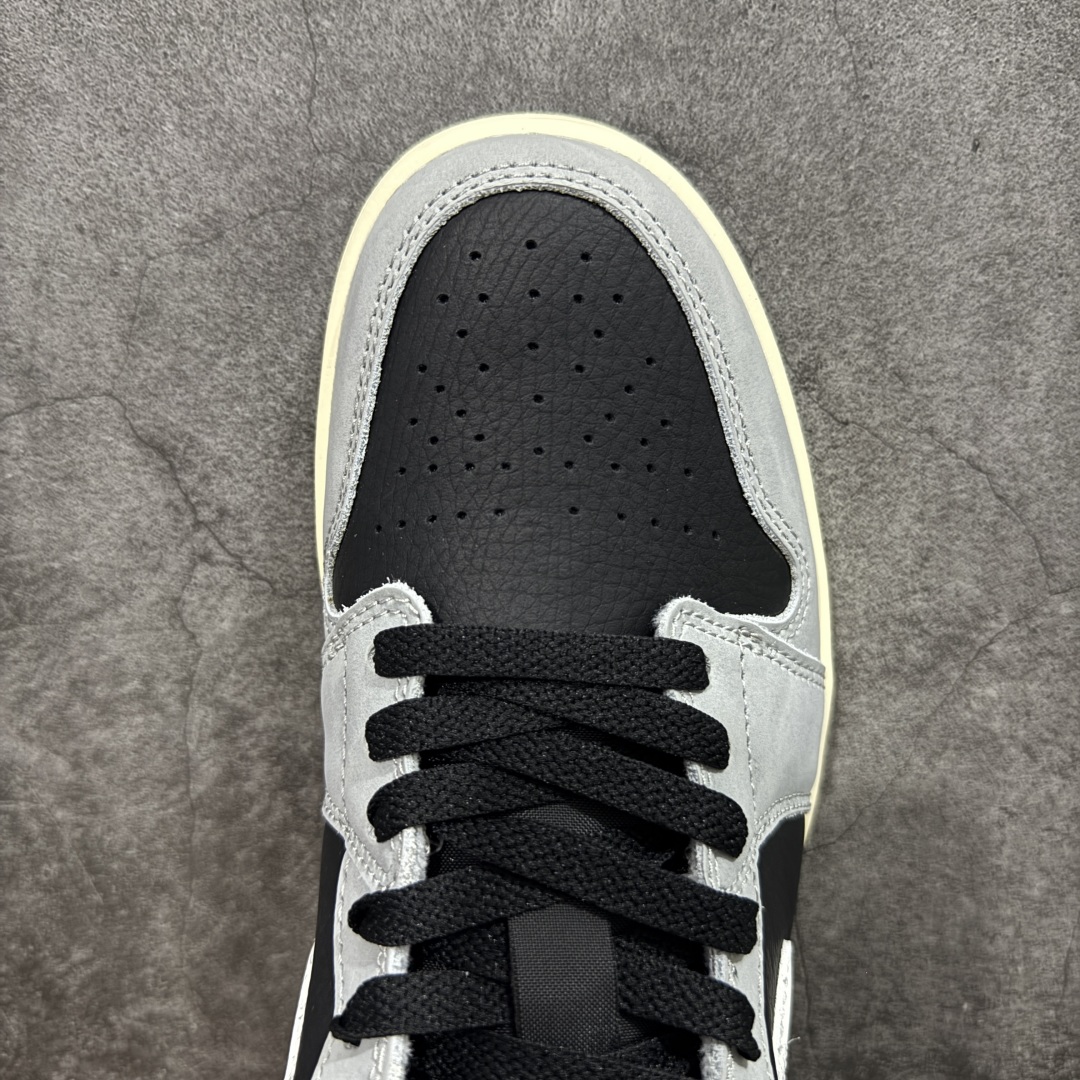 【DT纯原】Air Jordan Low AJ1 乔1灰黑白 低帮文化休闲运动板鞋 HQ2010-012