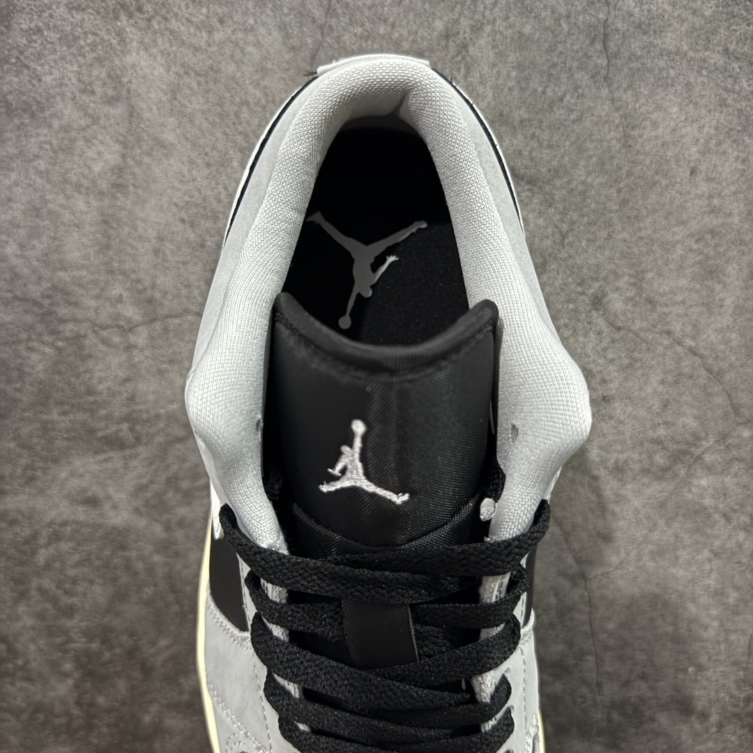 【DT纯原】Air Jordan Low AJ1 乔1灰黑白 低帮文化休闲运动板鞋 HQ2010-012