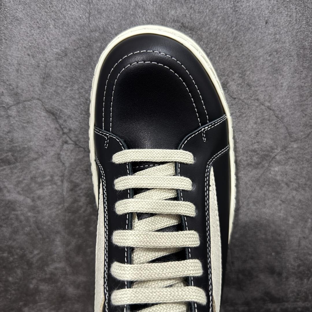 480 莞顶渠道 瑞克 欧文斯Rick owens 主线 经典西瓜头 RO低帮鹤黑色皮面高帮