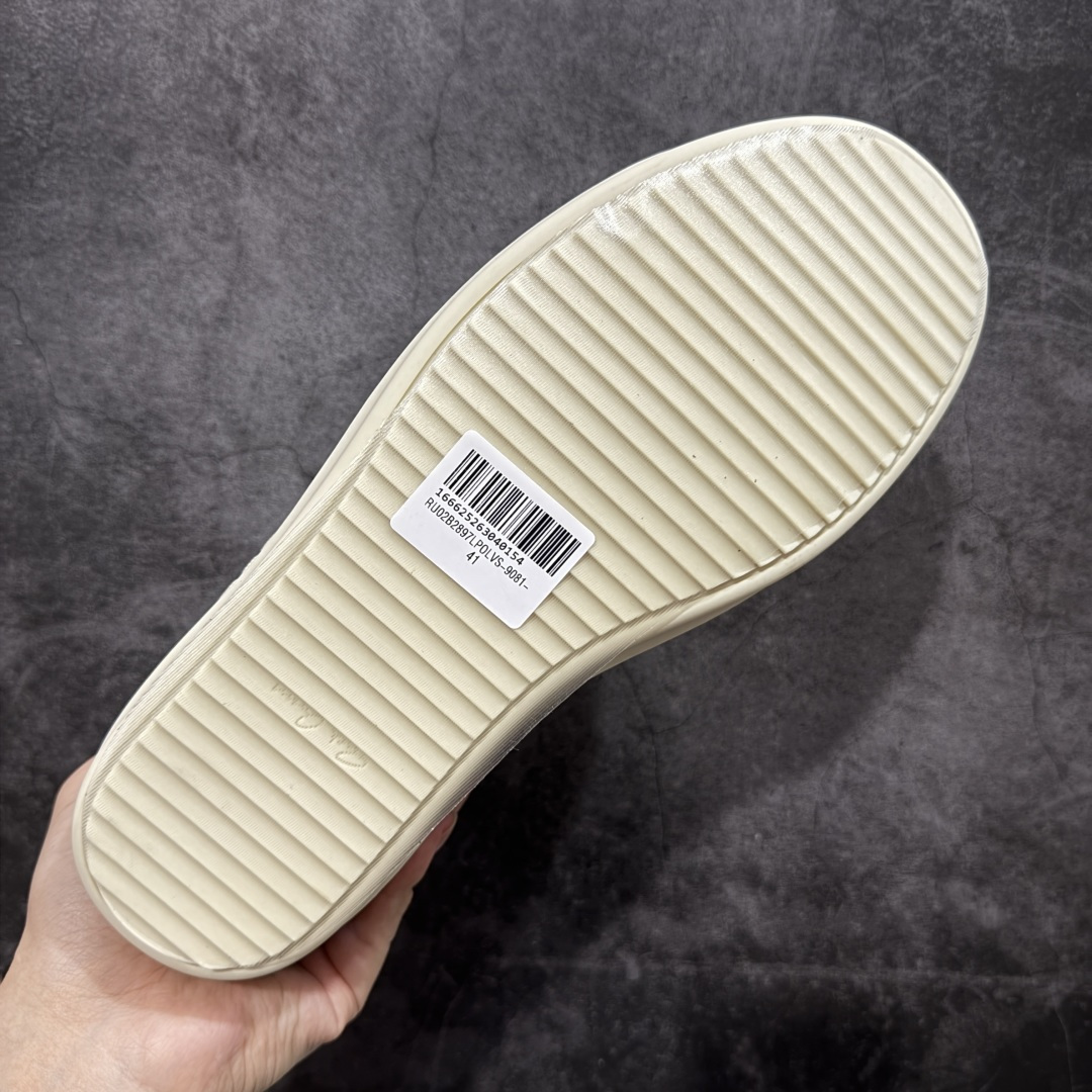 480 莞顶渠道 瑞克 欧文斯Rick owens 主线 经典西瓜头 RO低帮鹤黑色皮面高帮