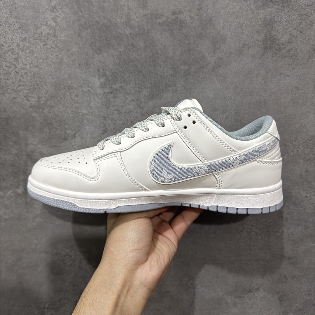 Nike SB Dunk Low“LV联名——灰牛仔勾” 周年高端定制 低帮休闲板鞋 CS1688-126