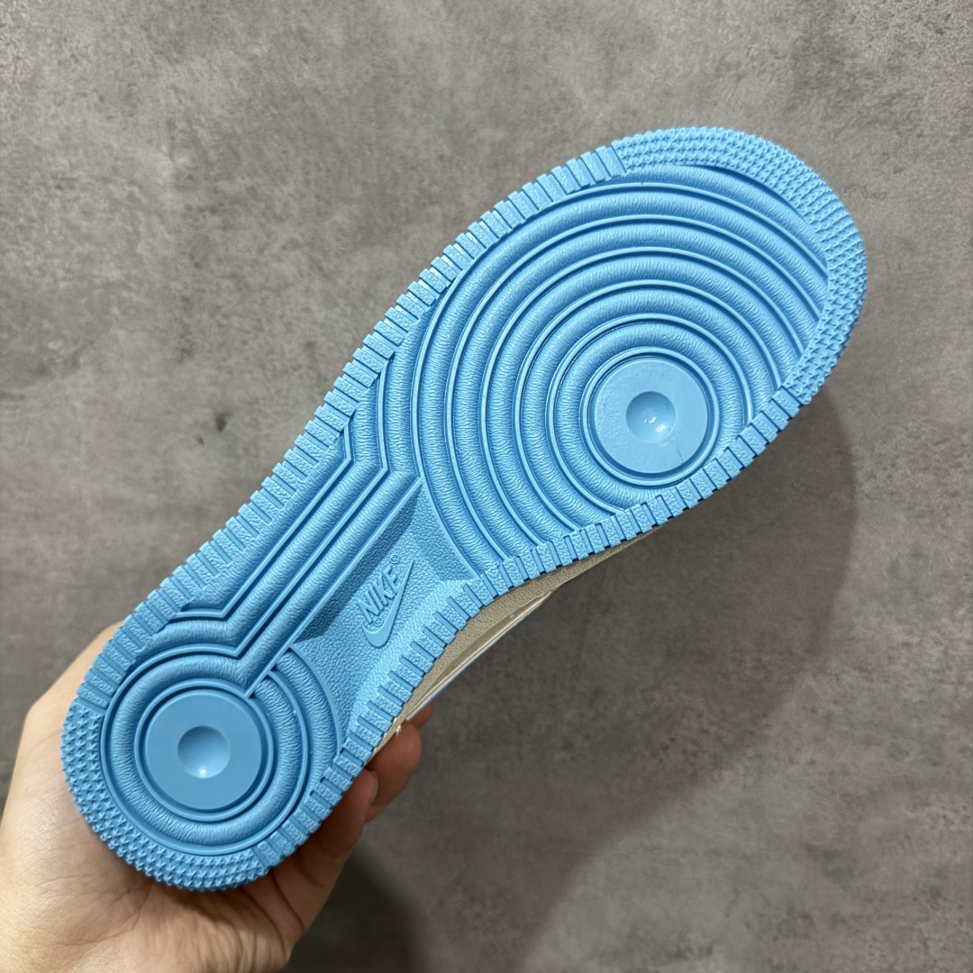 图片[9]-【定制版】NIke Air Force 1 \’07 Low “罗意威联名-冰川蓝”空军一号 低帮 运动休闲鞋 折边针车 工艺难度大 原楦头原纸板 原装鞋盒 定制五金配件 内置全掌气垫 原厂鞋底 货号：BZ6880-106 尺码：36 36.5 37.5 38 38.5 39 40 40.5 41 42 42.5 43 44 44.5 45 编码：HXSA310320-选品中心