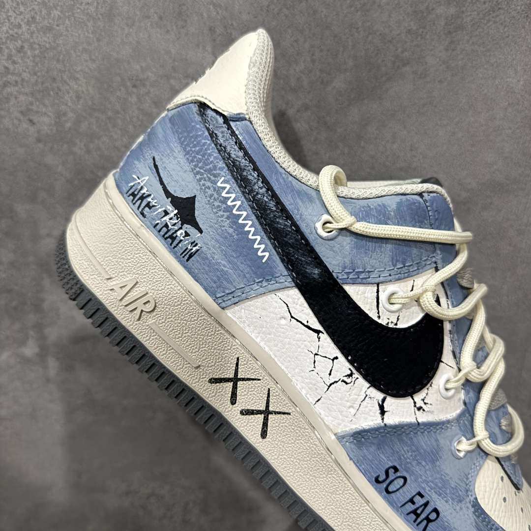 图片[7]-【定制版】Nike Air Force 1\’07 Low \”The Age of Cracks\” 手绘涂鸦 裂痕纪元 空军一号低帮休闲运动板鞋 KS6896-555  折边针车 工艺难度大 原楦头原纸板 原装鞋盒 定制五金配件 内置全掌气垫 原厂鞋底   尺码：36 36.5 37.5 38 38.5 39 40 40.5 41 42 42.5 43 44 44.5 45 编码：HXSA310320-选品中心