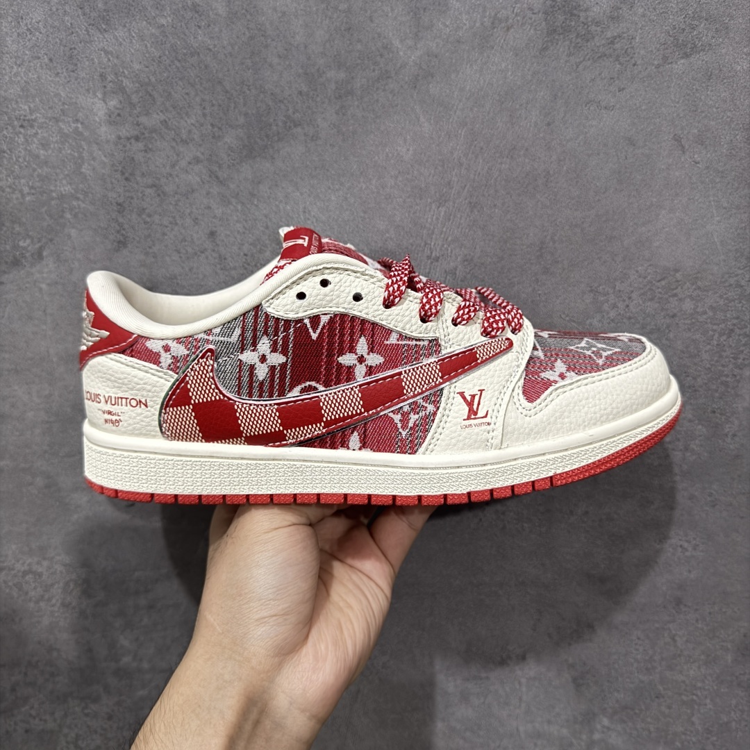 【定制版】Louis Vuitton x Travis Scott x Air Jordan 1 Low