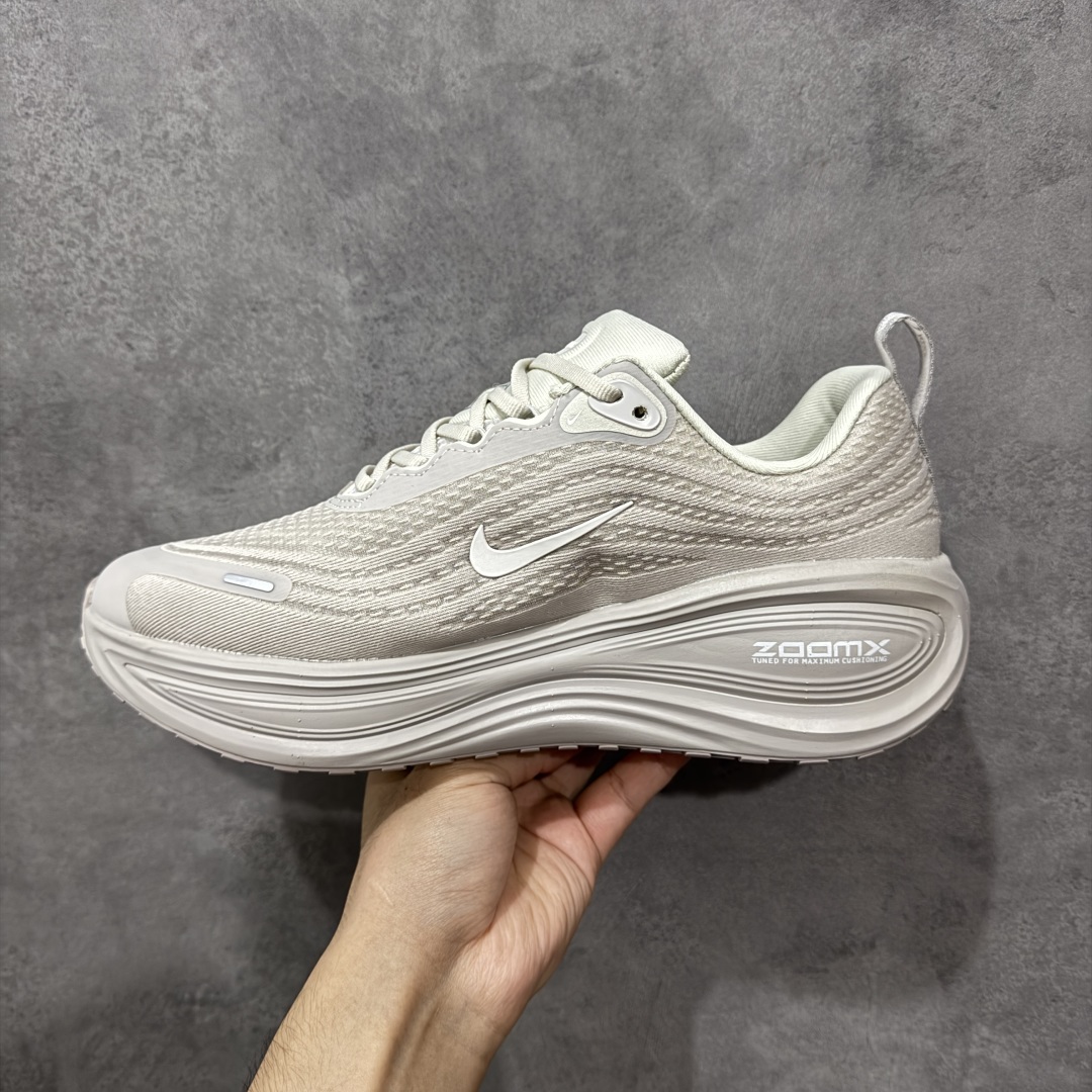 【纯原】Nike VOMERO PLUS 舒适减震防滑 低帮跑步鞋全掌ReactX泡绵中底 前掌和后跟还