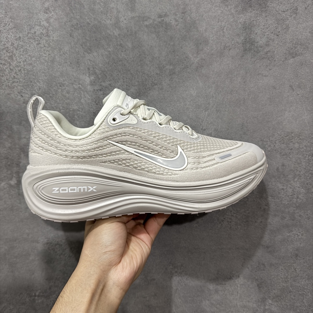 【纯原】Nike VOMERO PLUS 舒适减震防滑 低帮跑步鞋全掌ReactX泡绵中底 前掌和后跟还