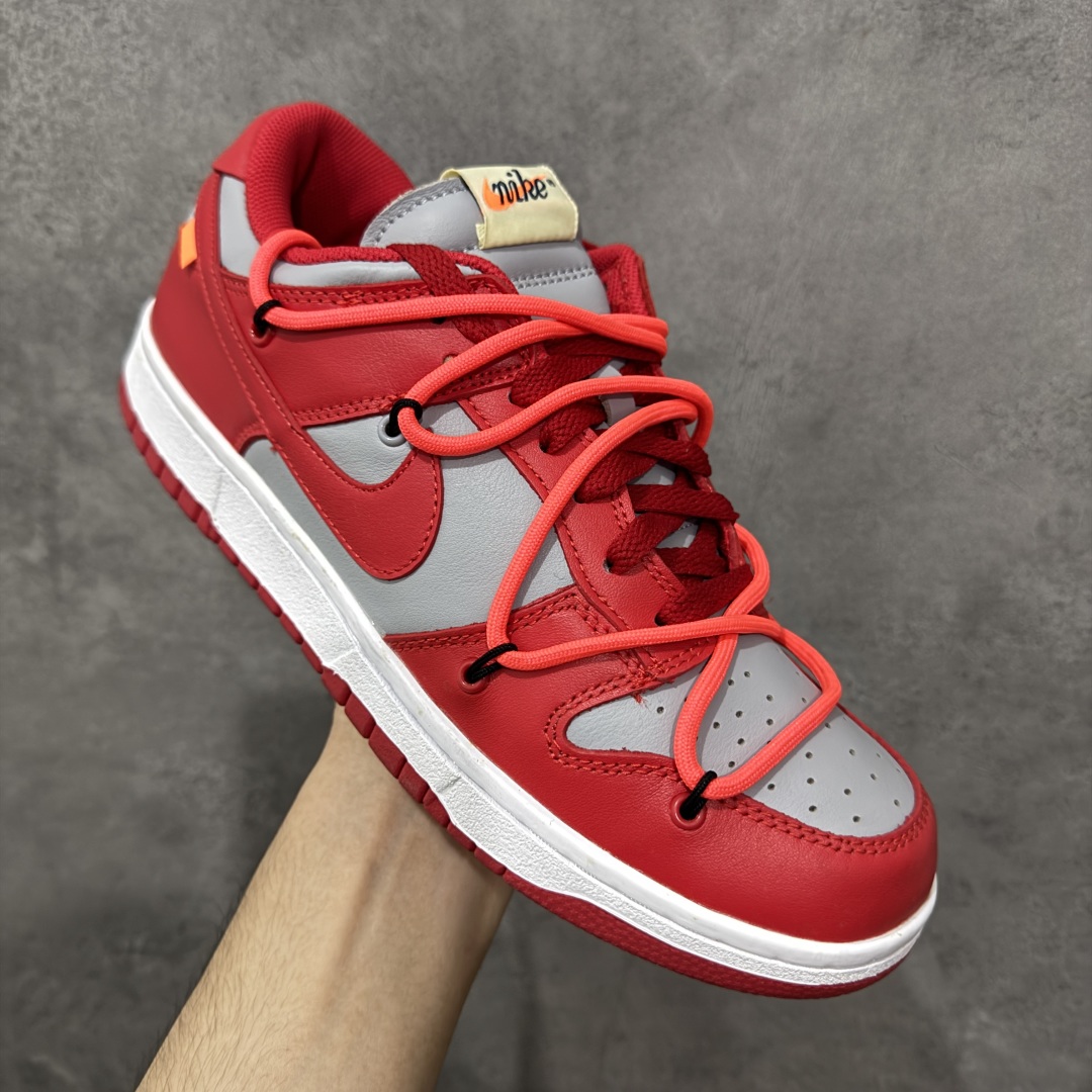 图片[3]-【原厂头层福利】纯原 Off-White x NK Dunk OW联名 CT0856-600 正确原装版本 全身采用原厂皮料 鞋带 织唛 内标全部客供原厂 原厂数据 每个细节都对位原鞋 寄售国外稳妥充Z 欢迎品鉴 尺码：36 36.5 37.5 38 38.5 39 40 40.5 41 42 42.5 43 44 44.5 45 46-选品中心