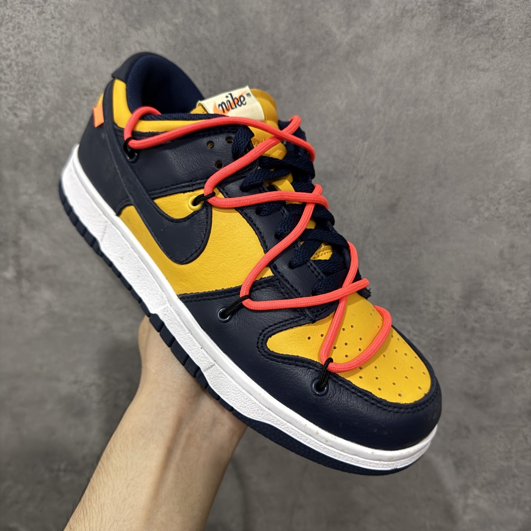 图片[3]-【原厂头层福利】纯原 Off-White x NK Dunk OW联名 CT0856-700 正确原装版本 全身采用原厂皮料 鞋带 织唛 内标全部客供原厂 原厂数据 每个细节都对位原鞋 寄售国外稳妥充Z 欢迎品鉴 尺码：36 36.5 37.5 38 38.5 39 40 40.5 41 42 42.5 43 44 44.5 45 46-选品中心