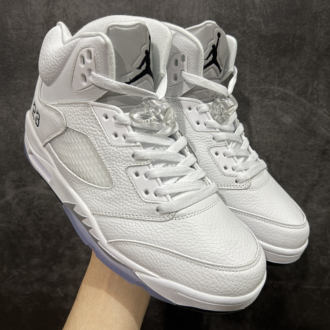 【外贸纯原版】Jordan Air Jordan 5 金属白银 纯原大厂出品 Air Jordan AJ5 Retro 原楦原纸板 原厂材料开发 细节把控到位 主供外贸客户 打造完美鞋型 纸板中底 钢印 完美版型 公司货既视感 皮料自行品鉴 最大开发到48.5 专供鬼佬 区别市面各种\