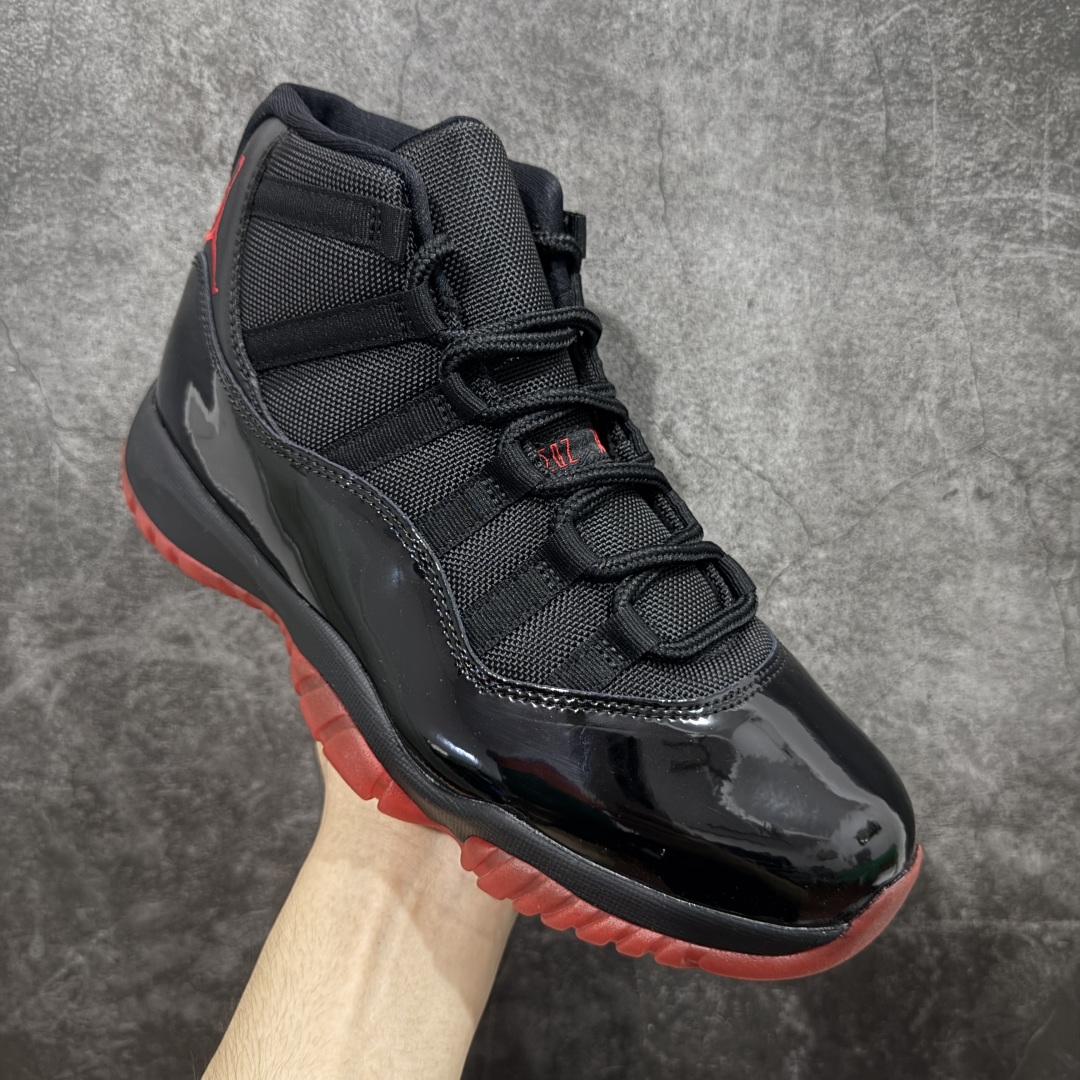 【纯原】Air Jordan AJ11 Retro 新黑红 -326原楦原档案数据开模打造 原厂中底拉帮