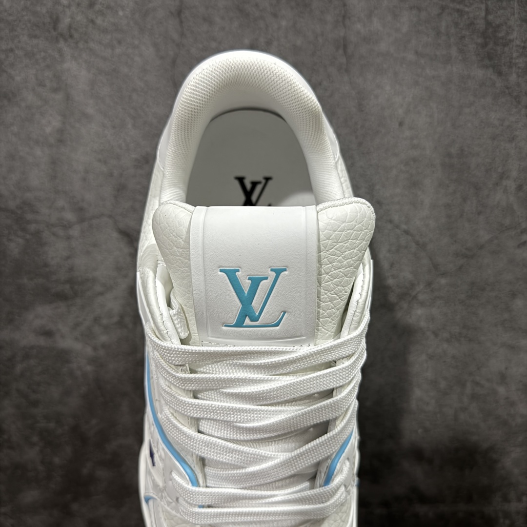图片[8]-【PK纯原版】Louis Vuitton 路易威登 LV Trainer 低帮休闲板鞋 代购同渠道品质 高端零售 外贸充正专供 原版购入开发 ZP级全套包装 完美楦型 正确卡色 大底TPU 质感媲美原版 细节与原版一致 请注意区分市面通货材 尺码：35 36 37 38 39 40 41 42 43 44 45 46-选品中心