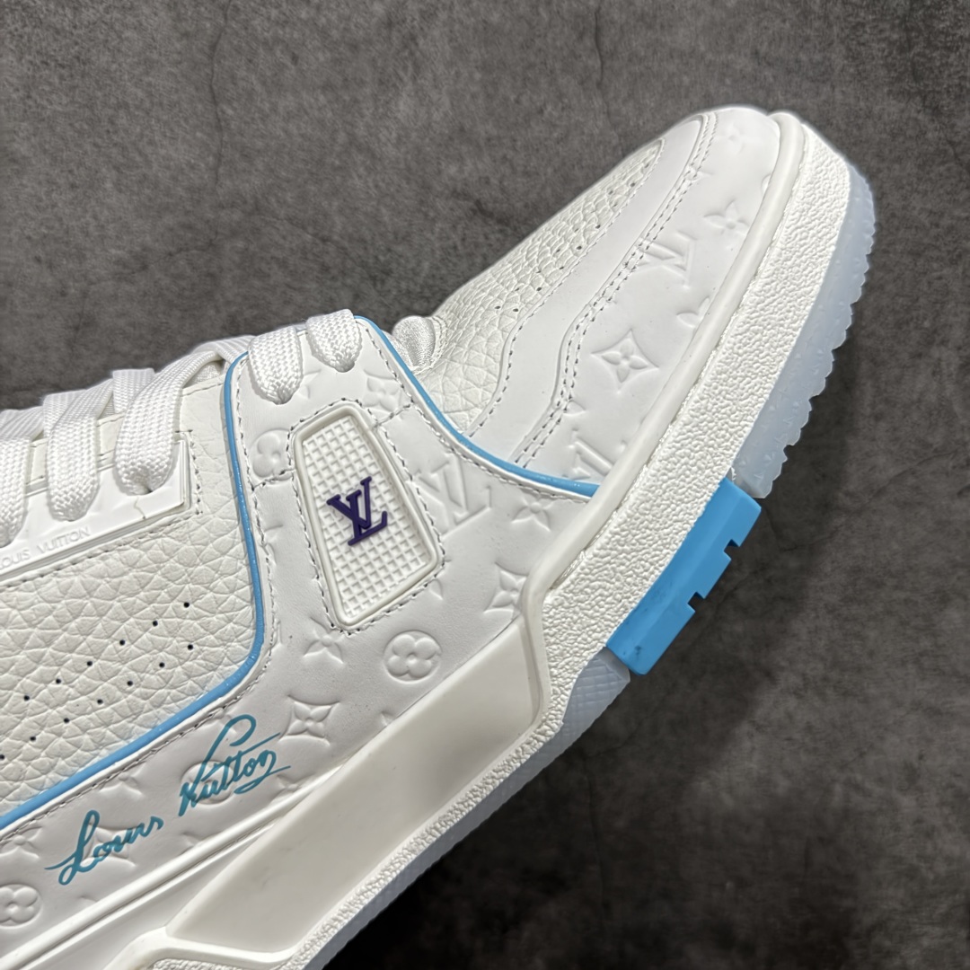 图片[6]-【PK纯原版】Louis Vuitton 路易威登 LV Trainer 低帮休闲板鞋 代购同渠道品质 高端零售 外贸充正专供 原版购入开发 ZP级全套包装 完美楦型 正确卡色 大底TPU 质感媲美原版 细节与原版一致 请注意区分市面通货材 尺码：35 36 37 38 39 40 41 42 43 44 45 46-选品中心