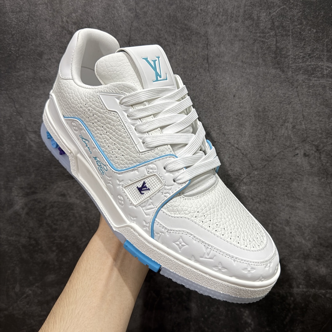 图片[3]-【PK纯原版】Louis Vuitton 路易威登 LV Trainer 低帮休闲板鞋 代购同渠道品质 高端零售 外贸充正专供 原版购入开发 ZP级全套包装 完美楦型 正确卡色 大底TPU 质感媲美原版 细节与原版一致 请注意区分市面通货材 尺码：35 36 37 38 39 40 41 42 43 44 45 46-选品中心