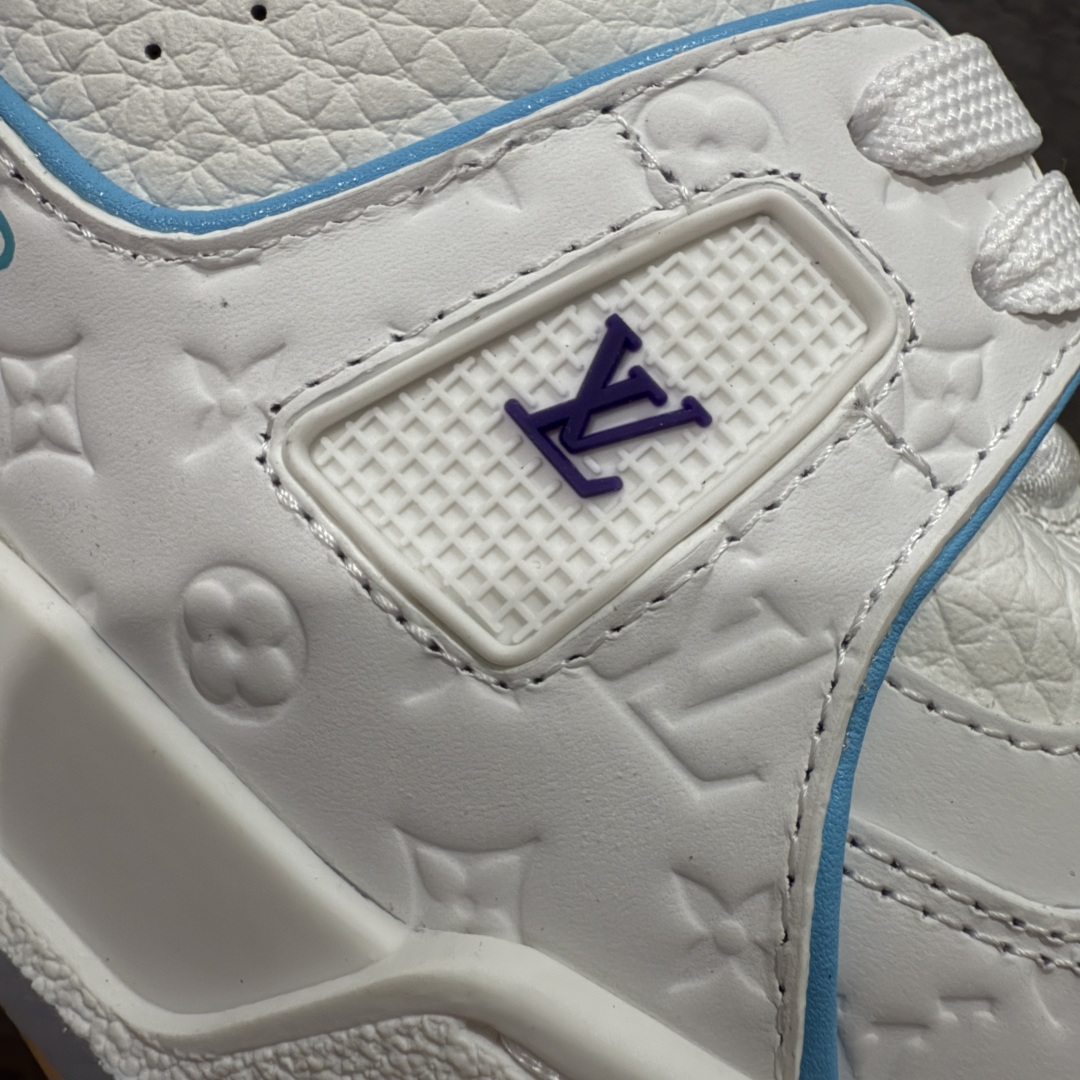 图片[4]-【PK纯原版】Louis Vuitton 路易威登 LV Trainer 低帮休闲板鞋 代购同渠道品质 高端零售 外贸充正专供 原版购入开发 ZP级全套包装 完美楦型 正确卡色 大底TPU 质感媲美原版 细节与原版一致 请注意区分市面通货材 尺码：35 36 37 38 39 40 41 42 43 44 45 46-选品中心