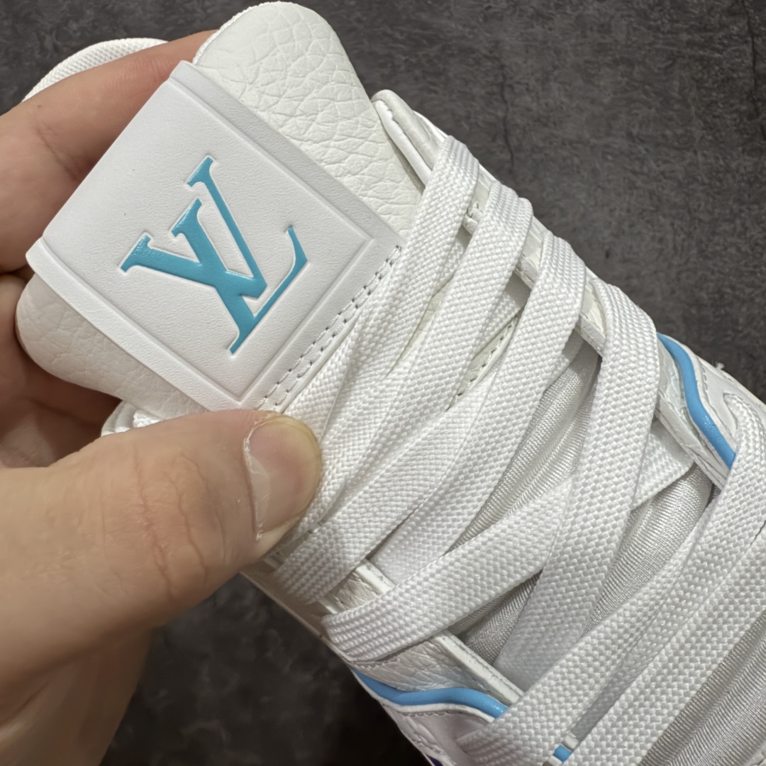 图片[6]-【PK纯原版】Louis Vuitton 路易威登 LV Trainer 低帮休闲板鞋 代购同渠道品质 高端零售 外贸充正专供 原版购入开发 ZP级全套包装 完美楦型 正确卡色 大底TPU 质感媲美原版 细节与原版一致 请注意区分市面通货材 尺码：35 36 37 38 39 40 41 42 43 44 45 46-选品中心