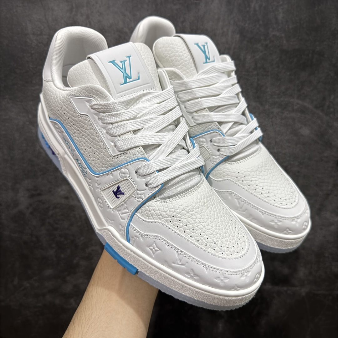 【PK纯原版】Louis Vuitton 路易威登 LV Trainer 低帮休闲板鞋 代购同渠道品质 高端零售 外贸充正专供 原版购入开发 ZP级全套包装 完美楦型 正确卡色 大底TPU 质感媲美原版 细节与原版一致 请注意区分市面通货材 尺码:35 36 37 38 39 40 41 42 43 44 45 46-选品中心