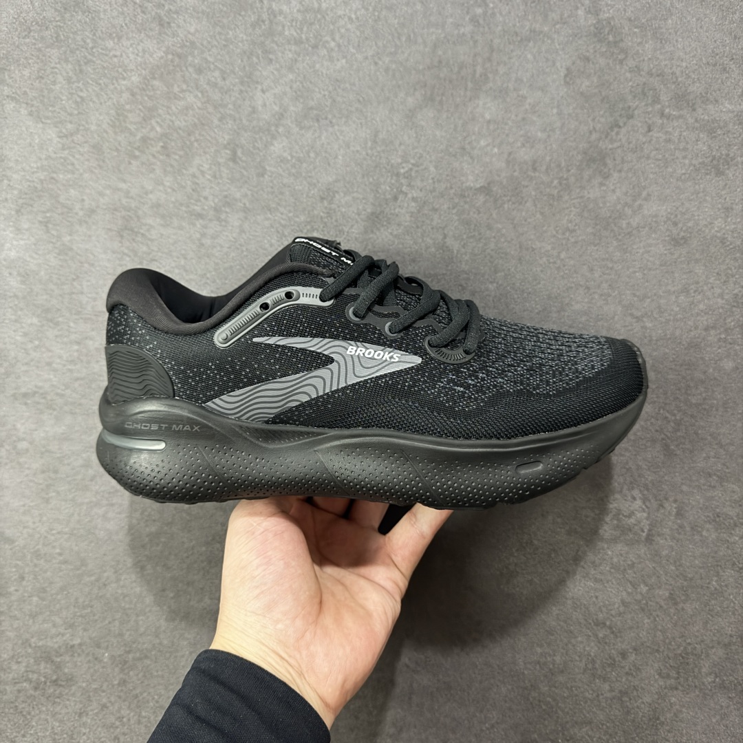 【H11版】Brooks Ghost Max 布鲁克斯 透气缓震支撑休闲运动慢跑鞋 采用改进工程空气网眼组合热熔工艺 鞋面材质密度泡棉缓震系统 中底外置防滑耐磨橡胶底片 回归个性化跑姿 尺码:40 41 42 43 44 45-选品中心