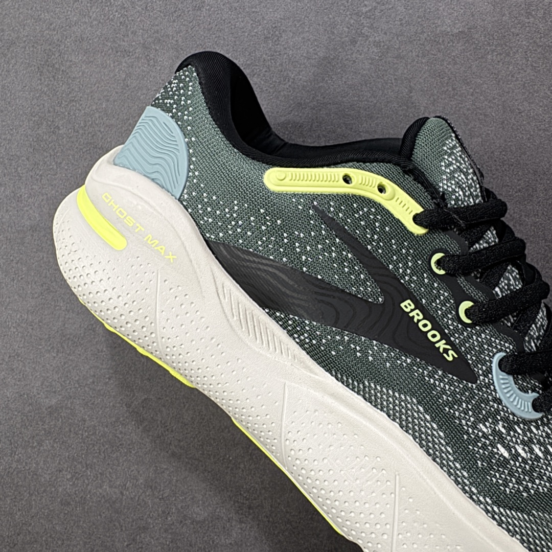 图片[6]-【H11版】Brooks Ghost Max 布鲁克斯 透气缓震支撑休闲运动慢跑鞋 采用改进工程空气网眼组合热熔工艺 鞋面材质密度泡棉缓震系统 中底外置防滑耐磨橡胶底片 回归个性化跑姿 尺码：40 41 42 43 44 45-选品中心