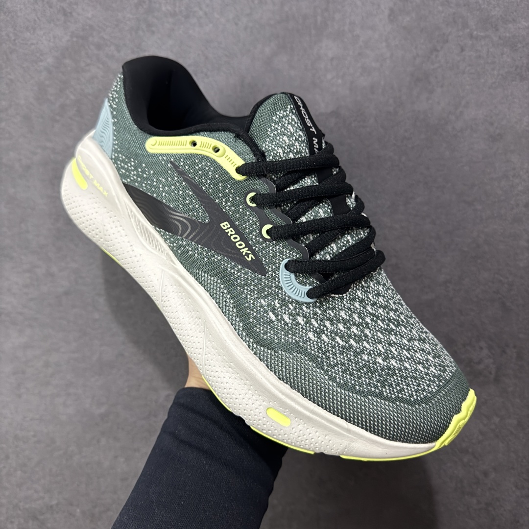 图片[3]-【H11版】Brooks Ghost Max 布鲁克斯 透气缓震支撑休闲运动慢跑鞋 采用改进工程空气网眼组合热熔工艺 鞋面材质密度泡棉缓震系统 中底外置防滑耐磨橡胶底片 回归个性化跑姿 尺码：40 41 42 43 44 45-选品中心