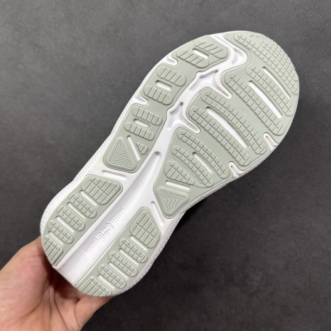 【H11版】Brooks Ghost Max 布鲁克斯 透气缓震支撑休闲运动慢跑鞋 采用改进工程空气网眼