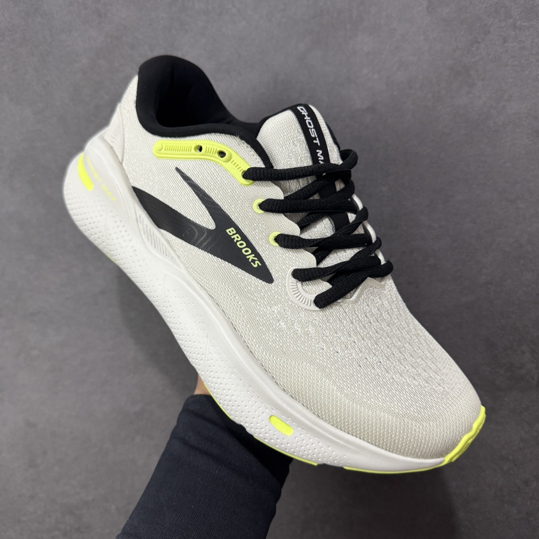 图片[3]-【H11版】Brooks Ghost Max 布鲁克斯 透气缓震支撑休闲运动慢跑鞋 采用改进工程空气网眼组合热熔工艺 鞋面材质密度泡棉缓震系统 中底外置防滑耐磨橡胶底片 回归个性化跑姿 尺码：40 41 42 43 44 45-选品中心