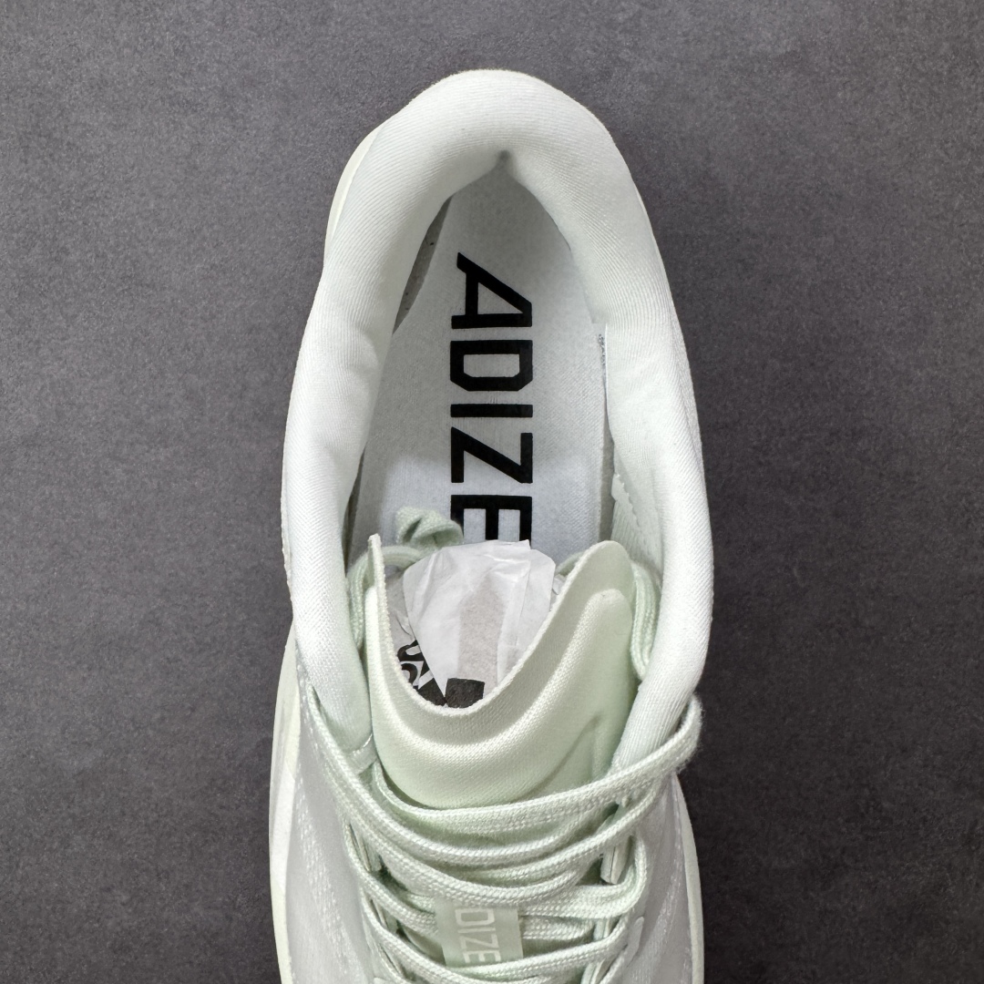 图片[7]-【公司级】Ad Adizero Evo SL 轻盈跑鞋 耐磨减震专业跑步鞋 冲向目标，一路向前，不断挑战和突破自我 无论是平时训练还是马拉松，让这款adidas跑步鞋伴你畅快开跑 兼具舒适性和结构感，搭载Lightstrike科技，为步伐注入活力 货号：JR5840 尺码：36 36.5 37 38 38.5 39 40 40.5 41 42 42.5 43 44 44.5 45 46 编码：FSB220230-选品中心