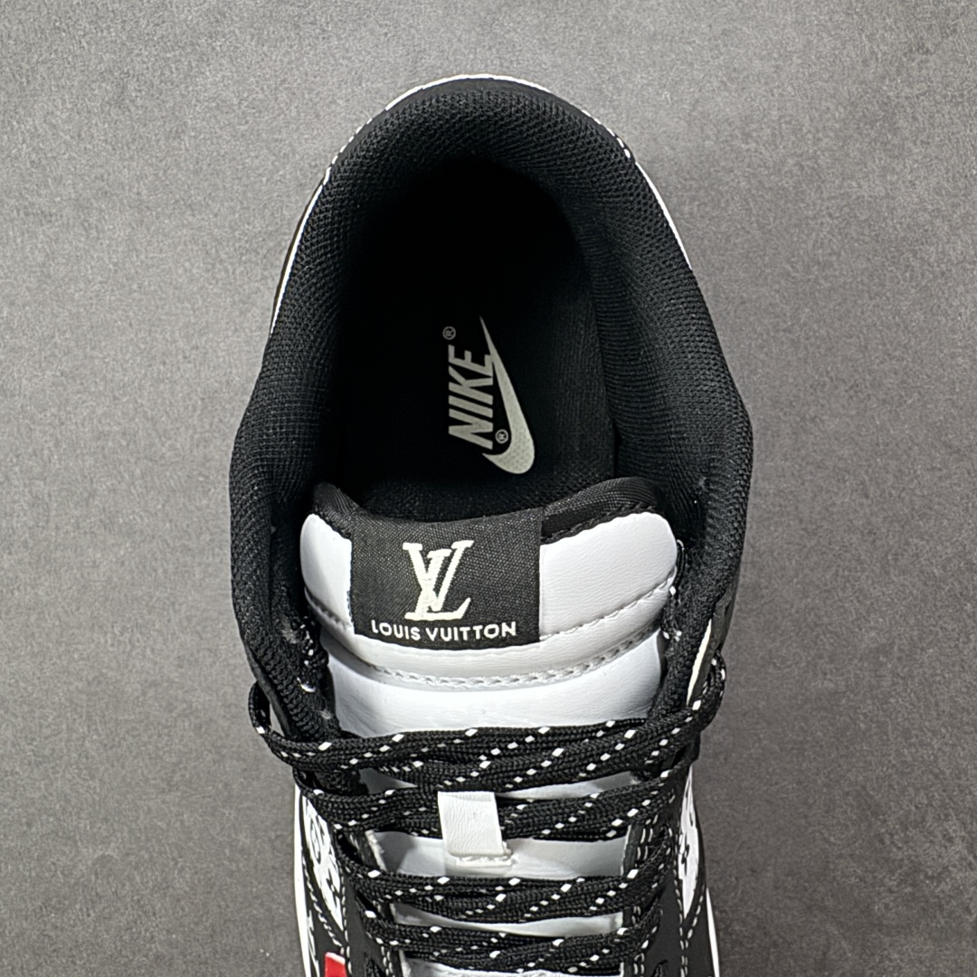 【纯原】Nike SB Dunk Low“LV联名——红标印花” 周年高端定制 低帮休闲板鞋 定制鞋盒 