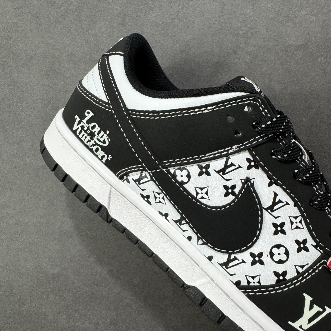 【纯原】Nike SB Dunk Low“LV联名——红标印花” 周年高端定制 低帮休闲板鞋 定制鞋盒 